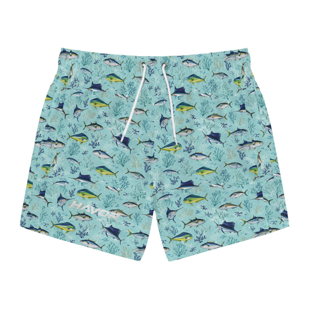 Blue Tuna & Marlin Swim Shorts