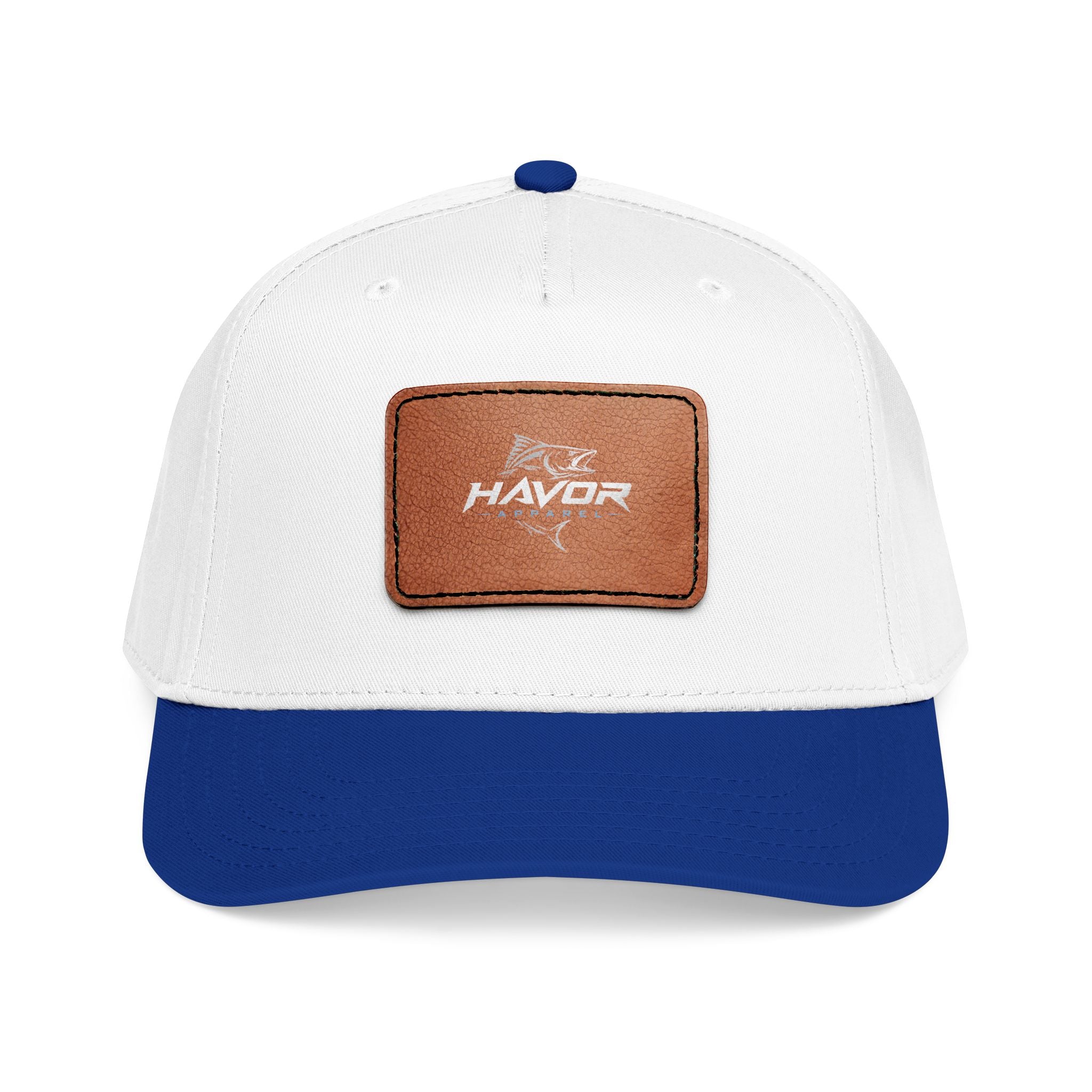 Leather Patch Baseball Cap with Havor Logo